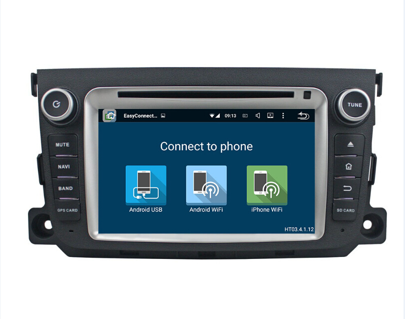 Car Multimedia System DVD Player For Benz SMART