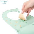 Wholesale Baby Silicon Feeding Bib Pack Waterproof Washable