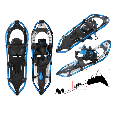 High Quality OEM CE BSCI Alu Frame Pulling Strap Binding with Toe Box Snowshoes Ski Supplier