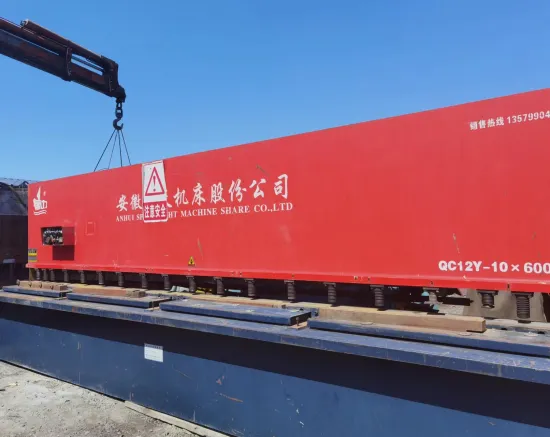 Used QC12Y-10x6000 Hydraulic Steel Sheet Metal Shearing Machine