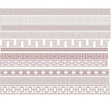 Dark Emperador και Crema Marfil Marble Greek Pattern Design για τη διακόσμηση τοίχου της πισίνας