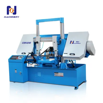 GSK4240 PLC control metal sawing machine band saw machine metal cutting