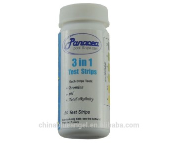 3 way test strips for Bromine, PH, Total Alkalinity