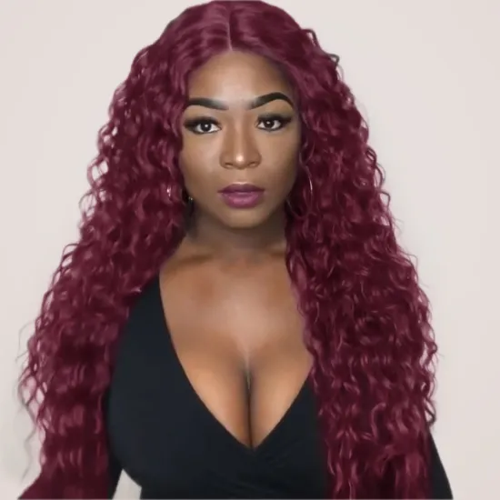 Pre Plucked Machine Made Fiber Curly Bug Small Lace Frontal Top Grade Anime Ombre Cosplay Synthetic Hair Wig