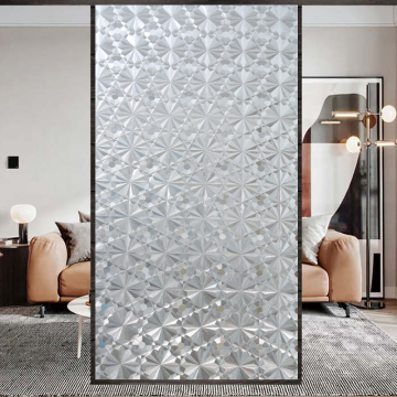 Gemstone pattern Decoration Static Printing Window Sticker