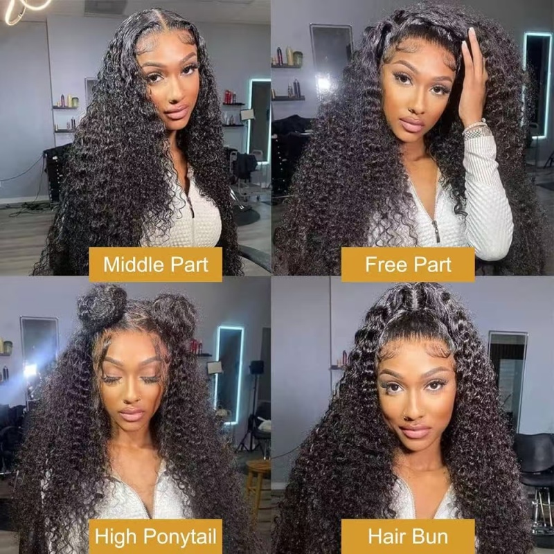 13×4 HD Lace Deep Wave Wig 200% Density Pre‑cut Lace