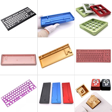 custom cnc machining keyboard powder coating