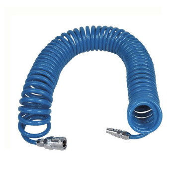 BellRight PU/PE Spring Air Hose with Quick Coupler