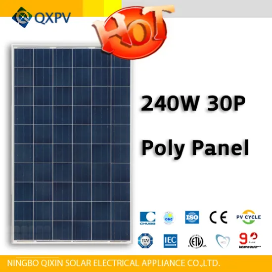 30V 240W Poly PV Solar Module