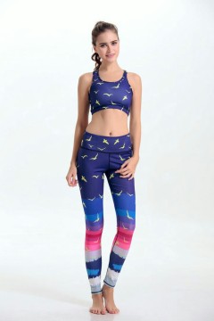 Custom Pleated White Yoga Tights