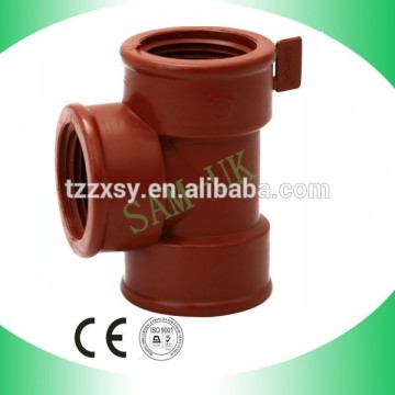 Plumbing Supplies BSPT Thread Female Tee Pipe Tee