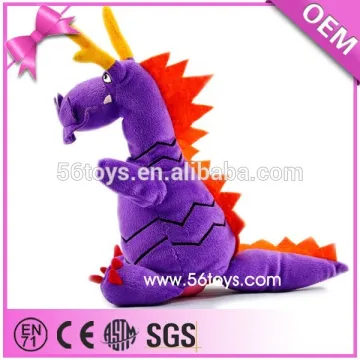 shenzhen toy plush purple dinosaur soft toy