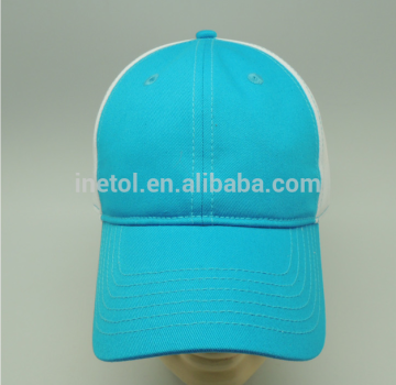 2017 Best quality inexpensive custom blank plain trucker mesh baseball cap