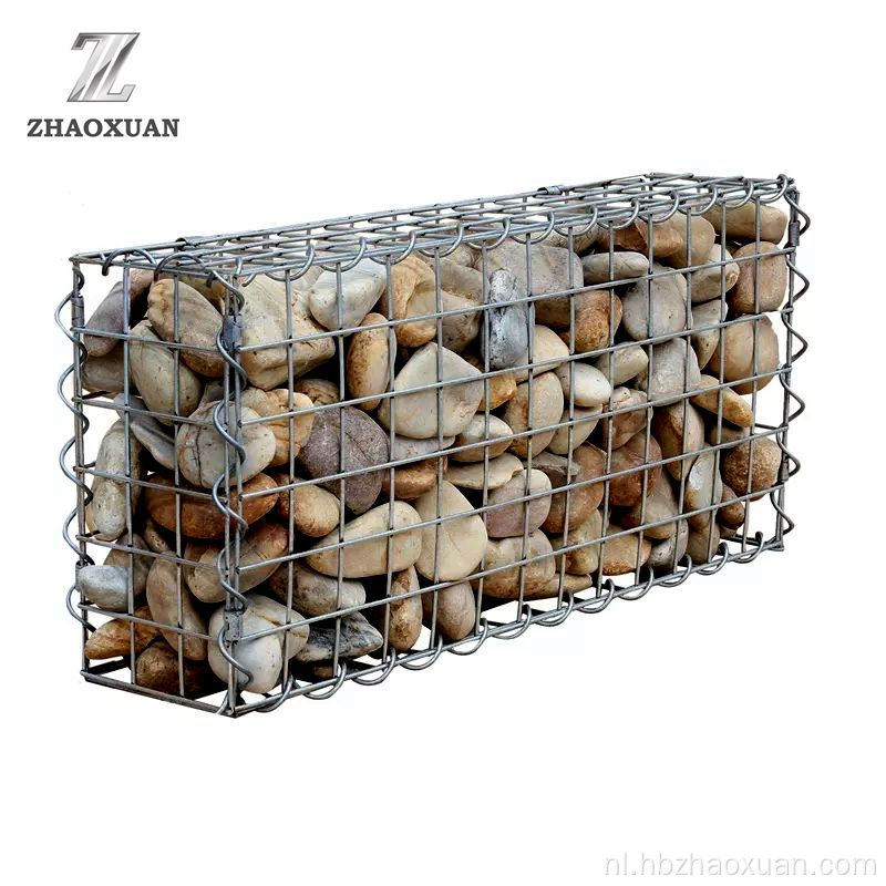 Hot gedompeld gegalvaniseerde gelaste Gabion -kooi