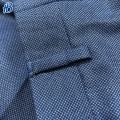 Custom Men's dark blue fitted suit pants