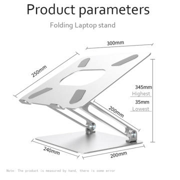 Verstellbarer Laptopständer aus Aluminium Ergonomischer Laptophalter