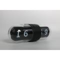 Black Capsule Mode Flip Desk Clock