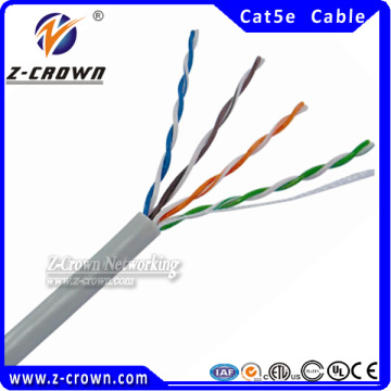 network cable cat 5e utp/ftp/stp 24awg 4P 0.50mm solid Copper cable 305m