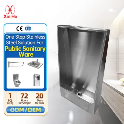 Stainless Steel Pedestal Urinal