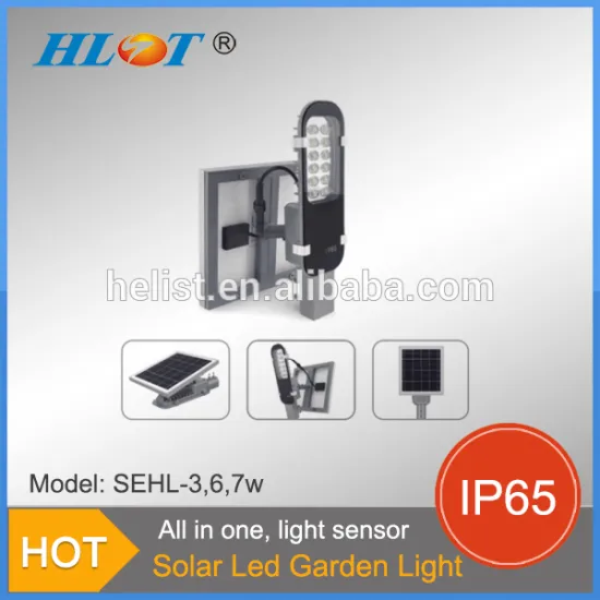 Waterproof High Power 7w solar led light garden outdoor