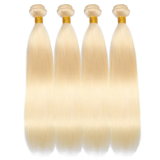 100% Raw Virgin Unprocessed Peruvian Human Hair  Blonde Hair Bundles