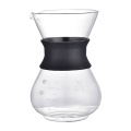 Pour Over Kaffeemaschine mit schützender Silikonhülle