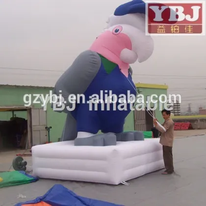 inflatable polly cartoon