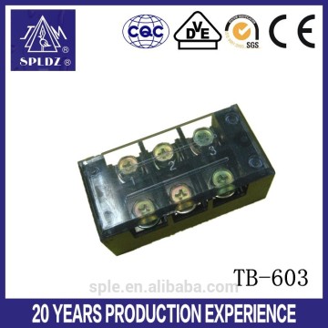 600V/60A 3 poleTB screw Terminal block TB-603