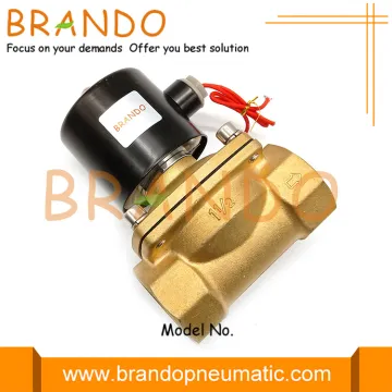 2W Series 2W400-40 1-1/2'' Brass Water Solenoid Valve