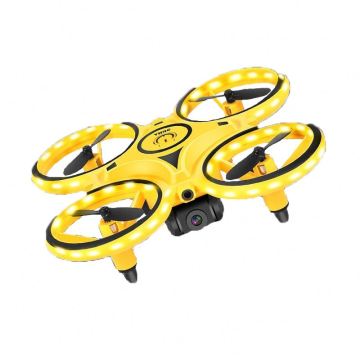 Flyxinsim H01 UFO Hand Control Drone RC Mini Quadcopter selfie Drone camera Gesture Aircraft Smart Watch Remote mini drone