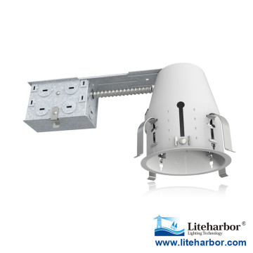 Par20 E26 50W Line Voltage 4 Inch Remodel NON-IC Housing with ETL
