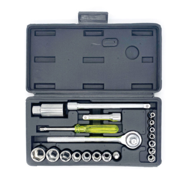 Affordable 21-in-1 Multi-Function Hand Tool Set in Compact Toolbox