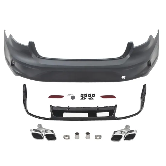 KSEEK Car Bumpers - Rear and Front Bumper for VW 2021 Arteon R (New CC)