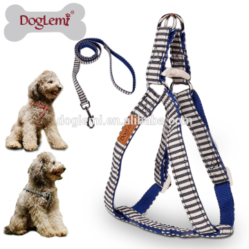 Nature Canvas Stripe Design Pet Harness harness for dog