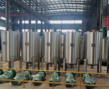 Reator de aço inoxidável de grau alimentar