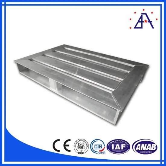 Standard Size Aluminum Pallets With Wheels For Industrial