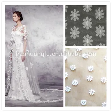 Different types of mech lace fabric with nylon good quality