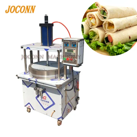 Hot Selling 20/40cm Wheat Flour Tortilla Baker Pancake Pressing Machine