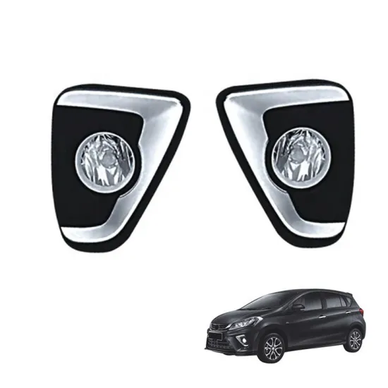 Bumper Fog Light Lamp for Perodua Myvi 2017-2018 Clear Lens (Right & Left)