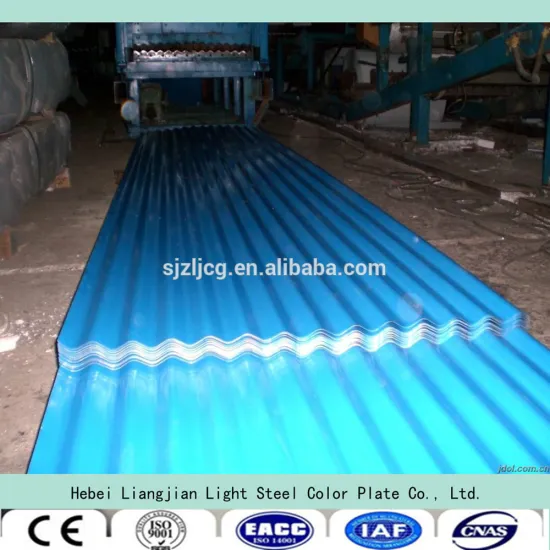 corrugated steel product/color coated steel corrugated sheet product