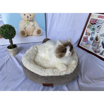 Chenille donut bed gezellig en warm