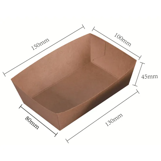 Customizable Kraft Paper Lunch Boxes: Eco-Friendly Solutions for Disposable Snack, Salad, and Bakery Food Packaging