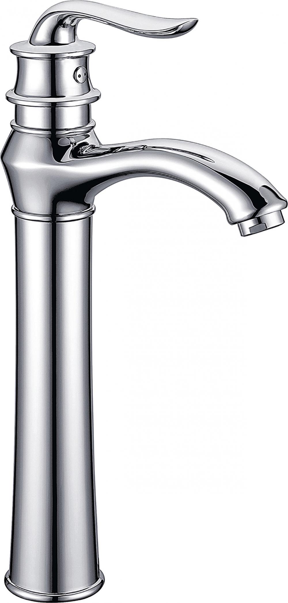 Titanium Chrome Basin Faucets Single Handle