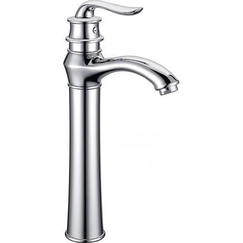 Titanium Chrome Basin Faucets Single Handle