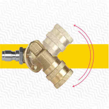 Coupleur pivotant de connexion rapide de 5000psi