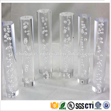 manufacturing small bubble acrylic rod.air bubble rod