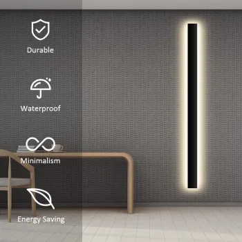 Popular Square Iron Linear Modern Art Deco LED Pendant Wall Lights for Home, Hotel, and Garden