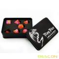 Customized Printing Black Tinbox for Dice