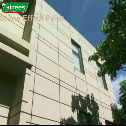 3TREES Natural Stone Texture Effect Exterior Wall Spray Stone Paint(free sample)