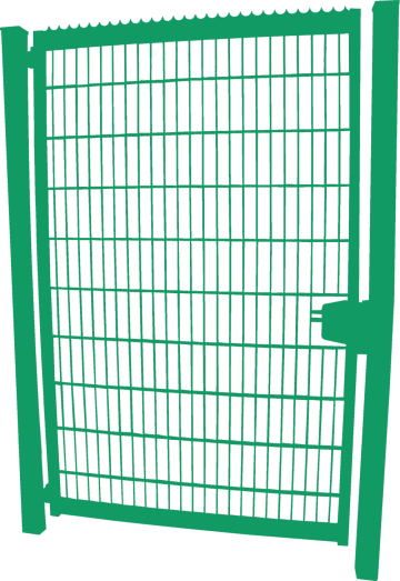 Double Wire Steel Gate